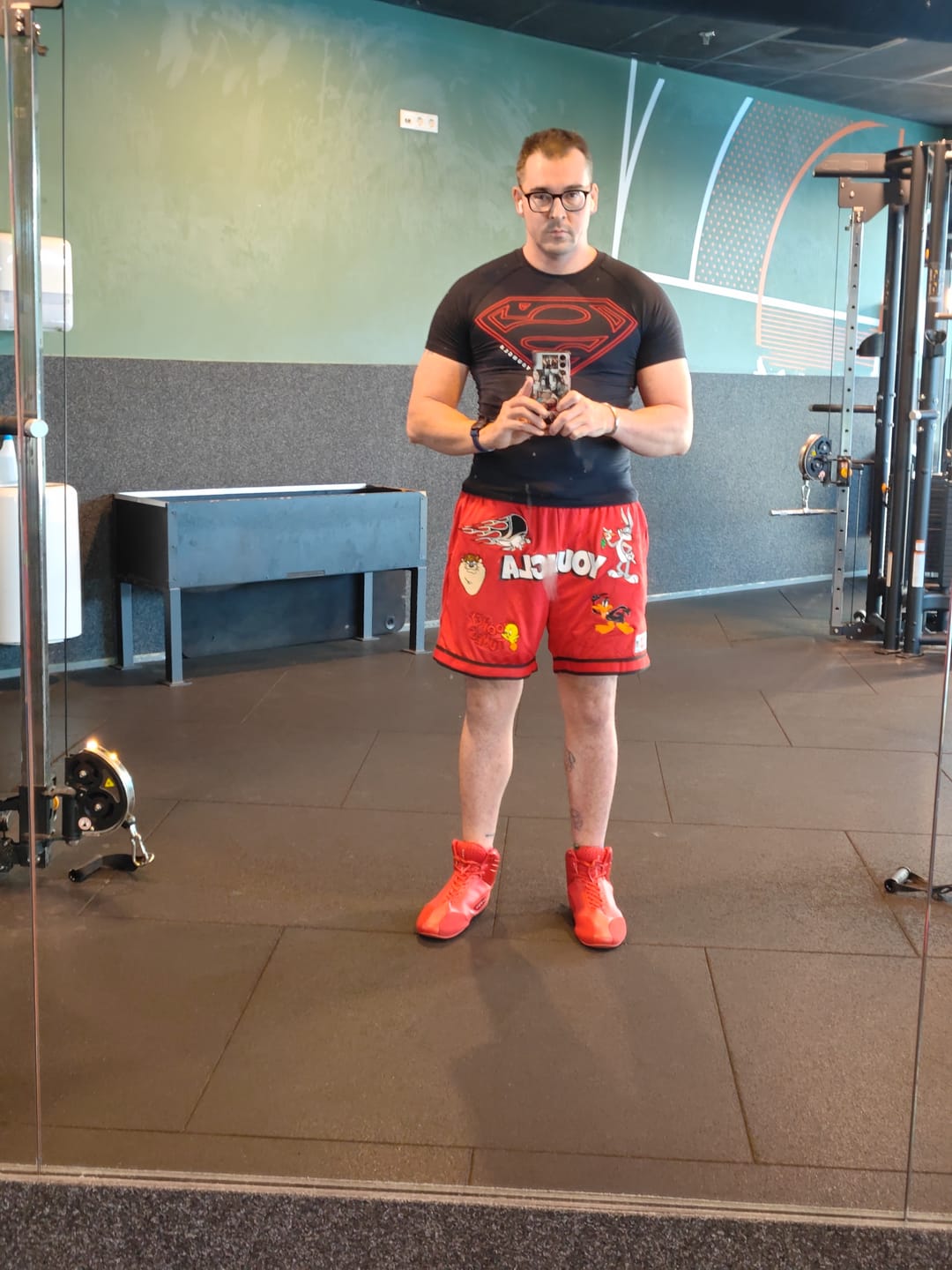 Customer photo review of 1071 - Looney Tunes Embroidered Patch Shorts