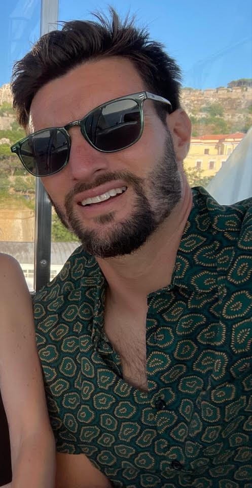 Customer photo review of Chemise à manches courtes et poche pour homme, motif abstrait vert