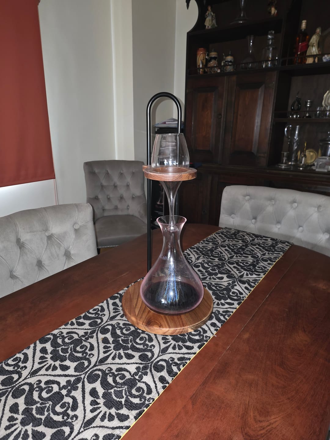 Customer photo review of Decantador & Aireador  De Vino Sakura Cascade Edition 1.5 L