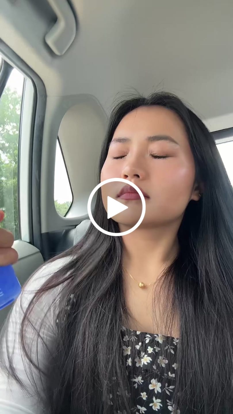 Customer video review of Blue EGF Calming Mist