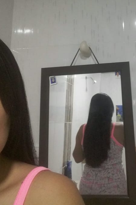 Customer photo review of 🥰 Reparador Total en 2 pasos + Polímero + Shampoo crecimiento