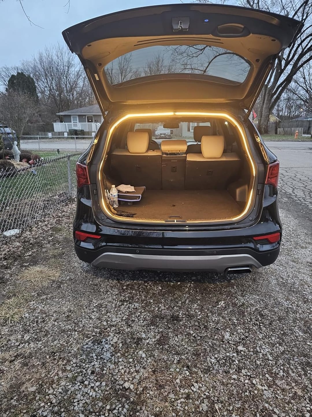 Customer photo review of BOLTHUT™ LED Trunk Light Strip — Auto-On Cargo Lighting