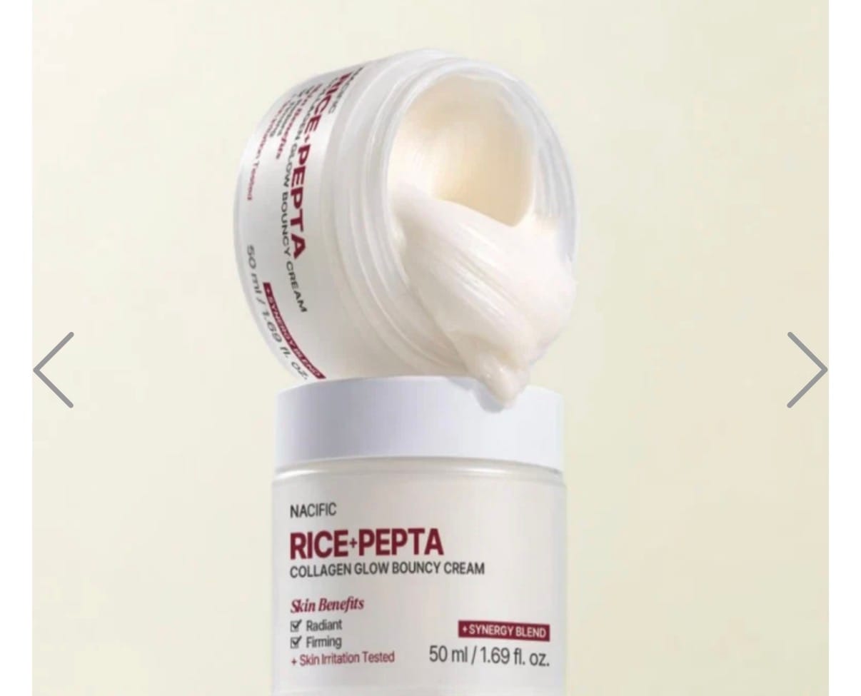 Customer photo review of Nacific Rice Pepta Collagen Bouncy Fuktighetskrem (50ml)