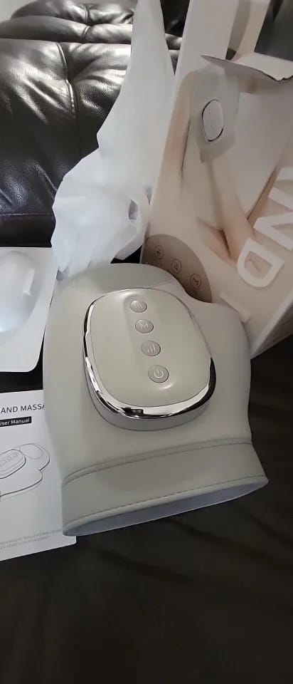 Customer photo review of Massagehandschuh – Kompression & Wärme für deine Hände