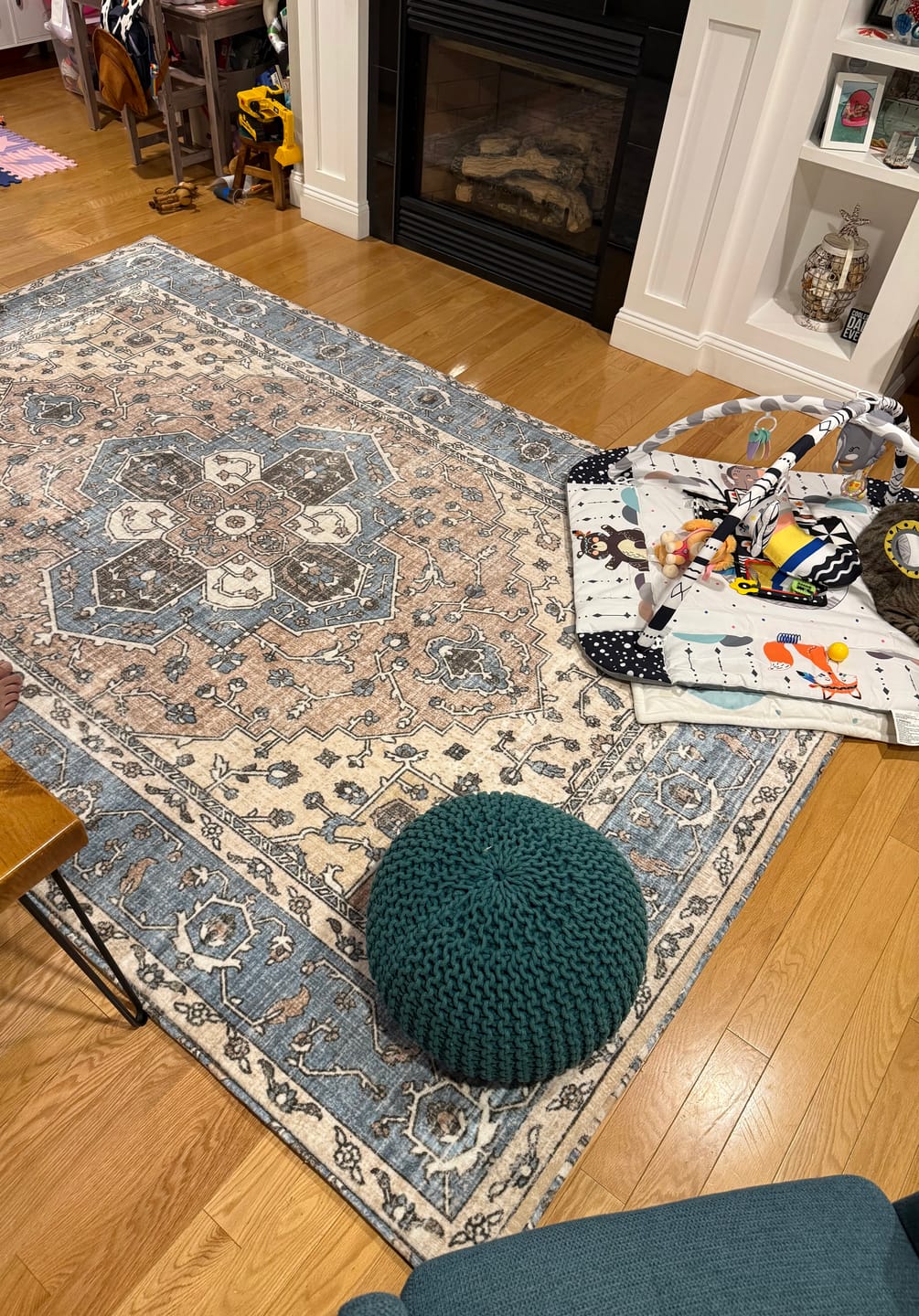Customer photo review of Designer Relax Mat - 1.4" Thick Foam Base