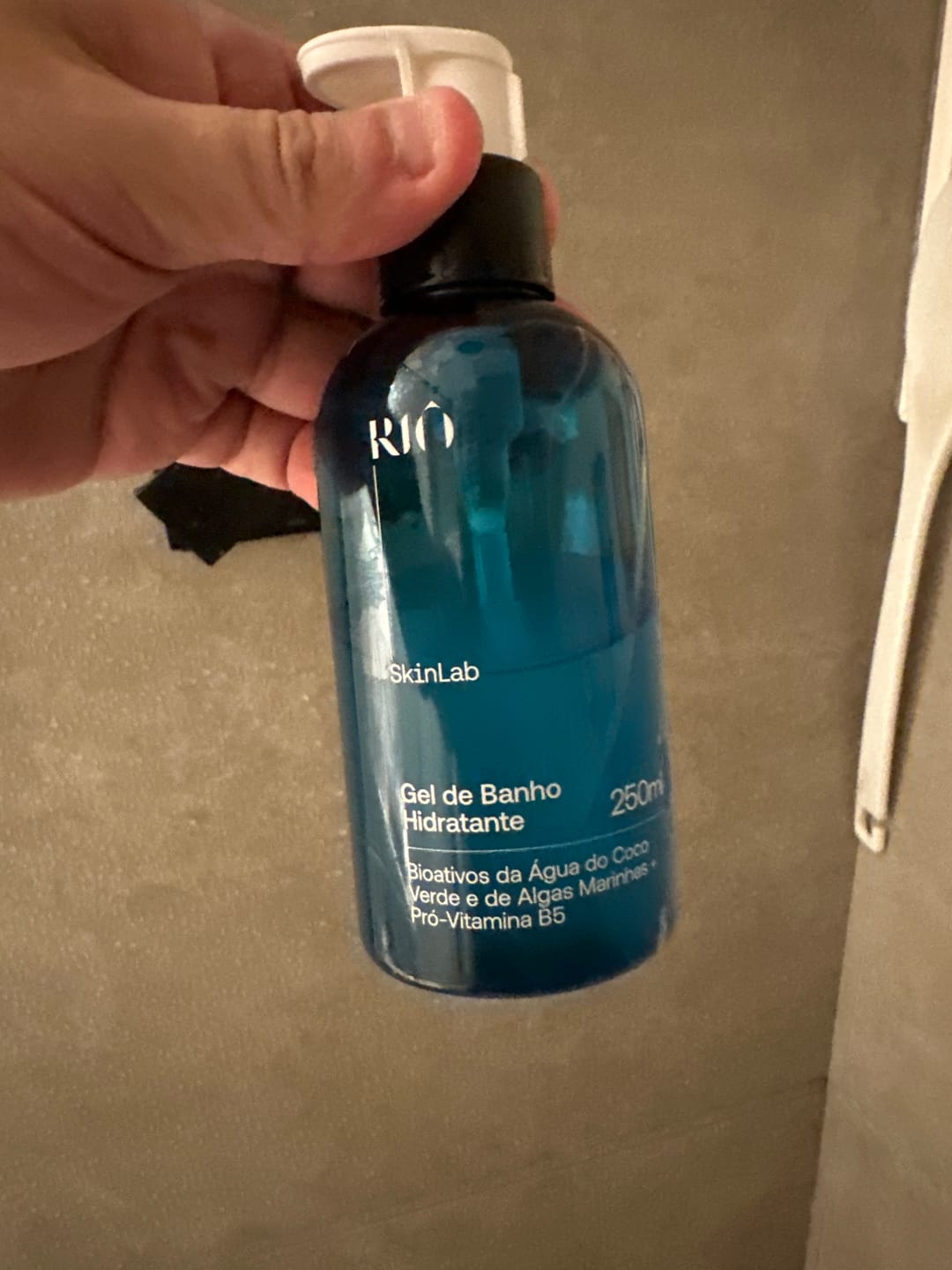 Customer photo review of Gel de Banho Hidratante