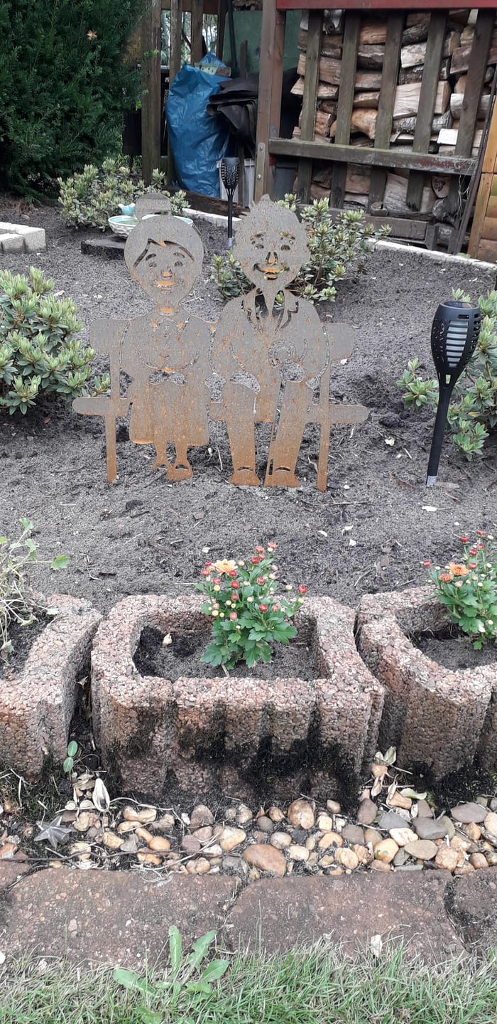 Customer photo review of Gartenstecker Oma & Opa