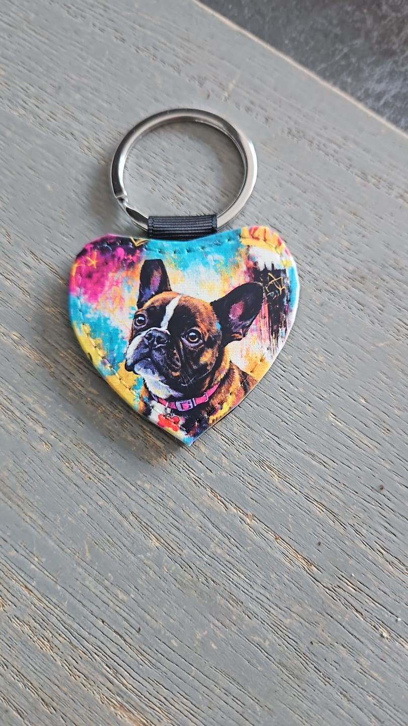 Customer photo review of Graffiti - Personalised Keychain