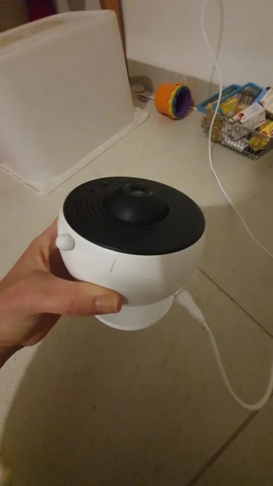 Customer photo review of Starry Sky Galaxy Projector