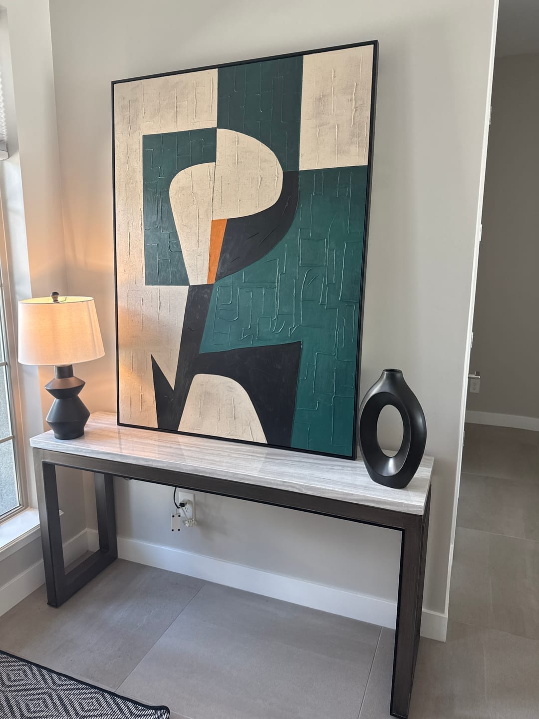 Customer photo review of Clarity - Wabi-Sabi Abstract Wall Art