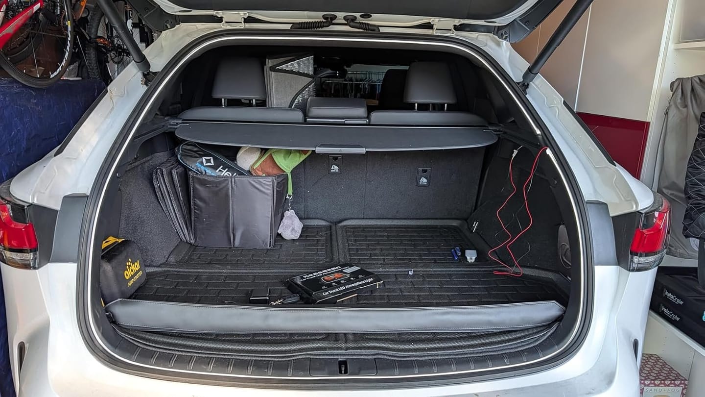 Customer photo review of BOLTHUT™ LED Trunk Light Strip — Auto-On Cargo Lighting