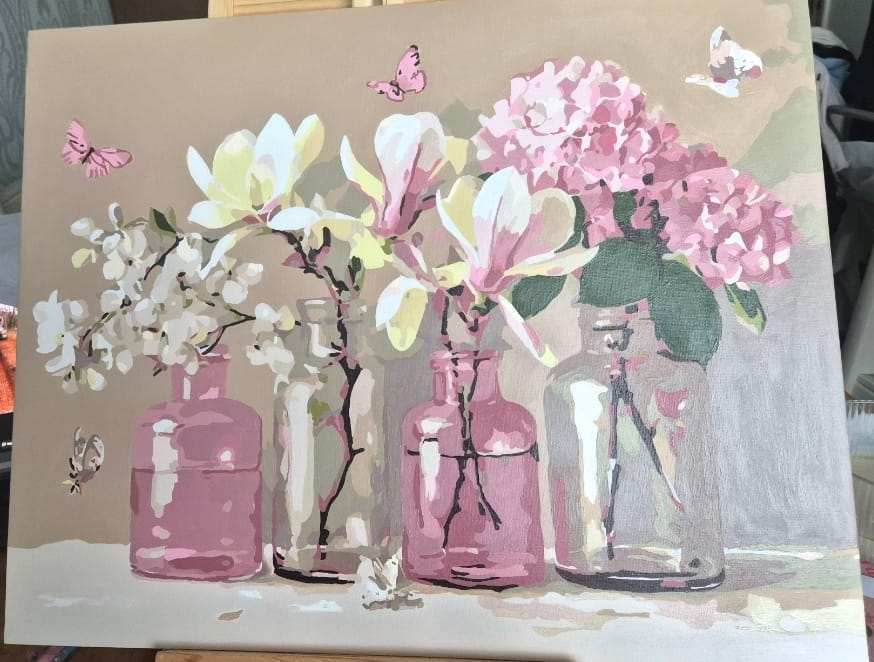 Customer photo review of Fragile | Paint by Number