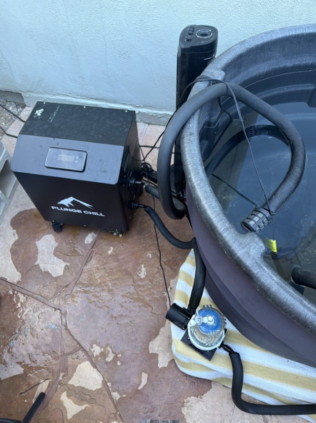 Customer photo review of 1HP COLD PLUNGE CHILLER