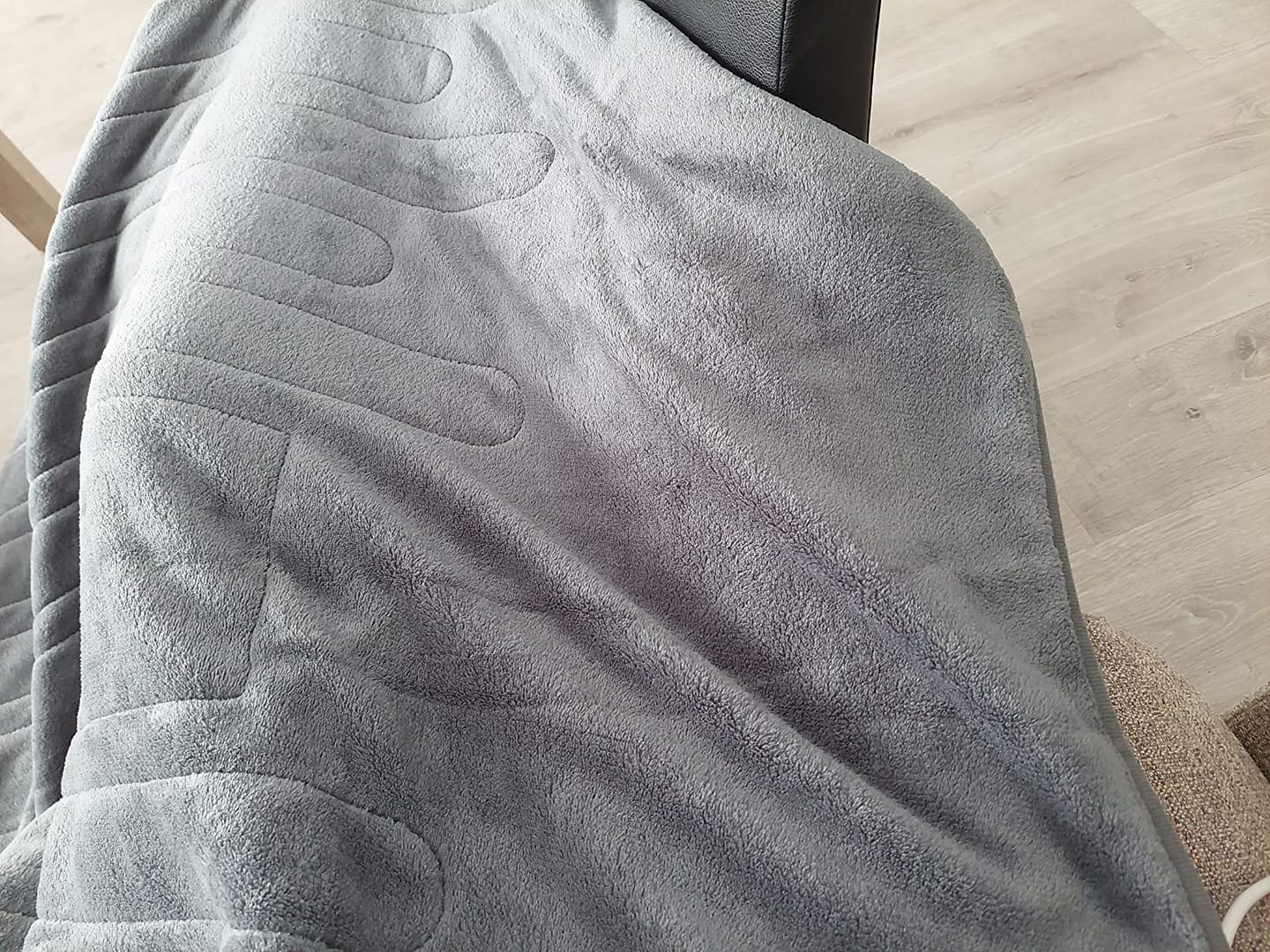Customer photo review of Manta térmica eléctrica