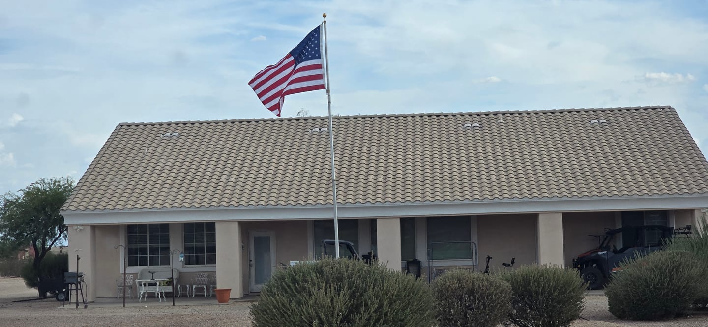 Customer photo review of 4' x 6' American Flag