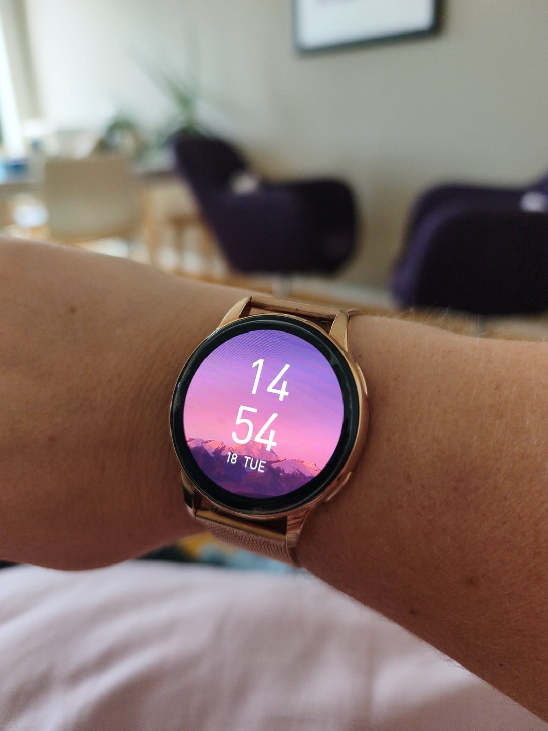 Customer photo review of Siltcon® Auréa Smartwatch Dames Goud
