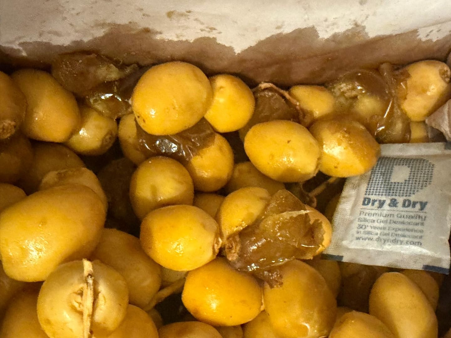 Customer photo review of Organic Yellow Barhi Dates (Khalal Barhi Dates)