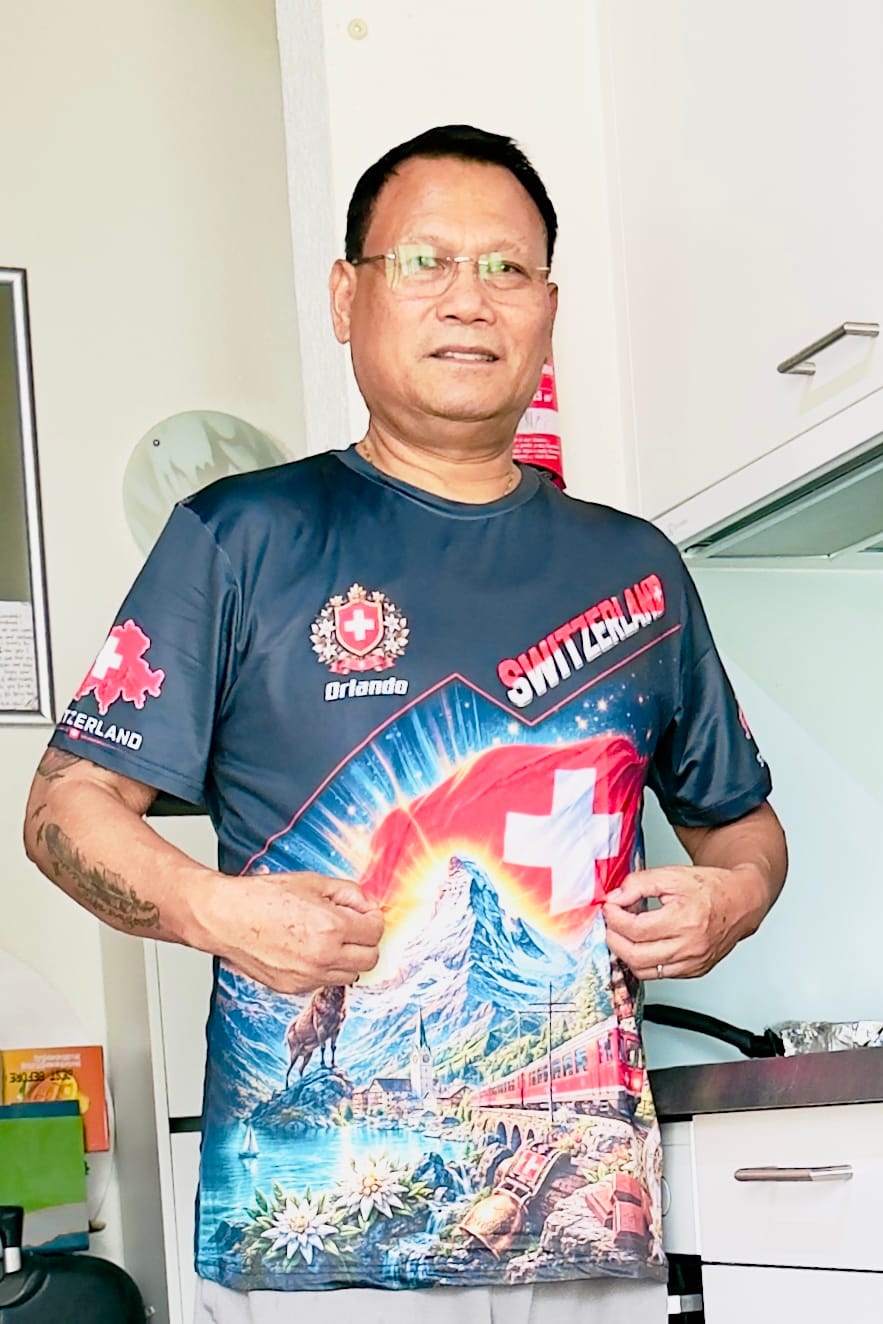 Customer photo review of Unisex Shirt - Custom Switzerland Shirt