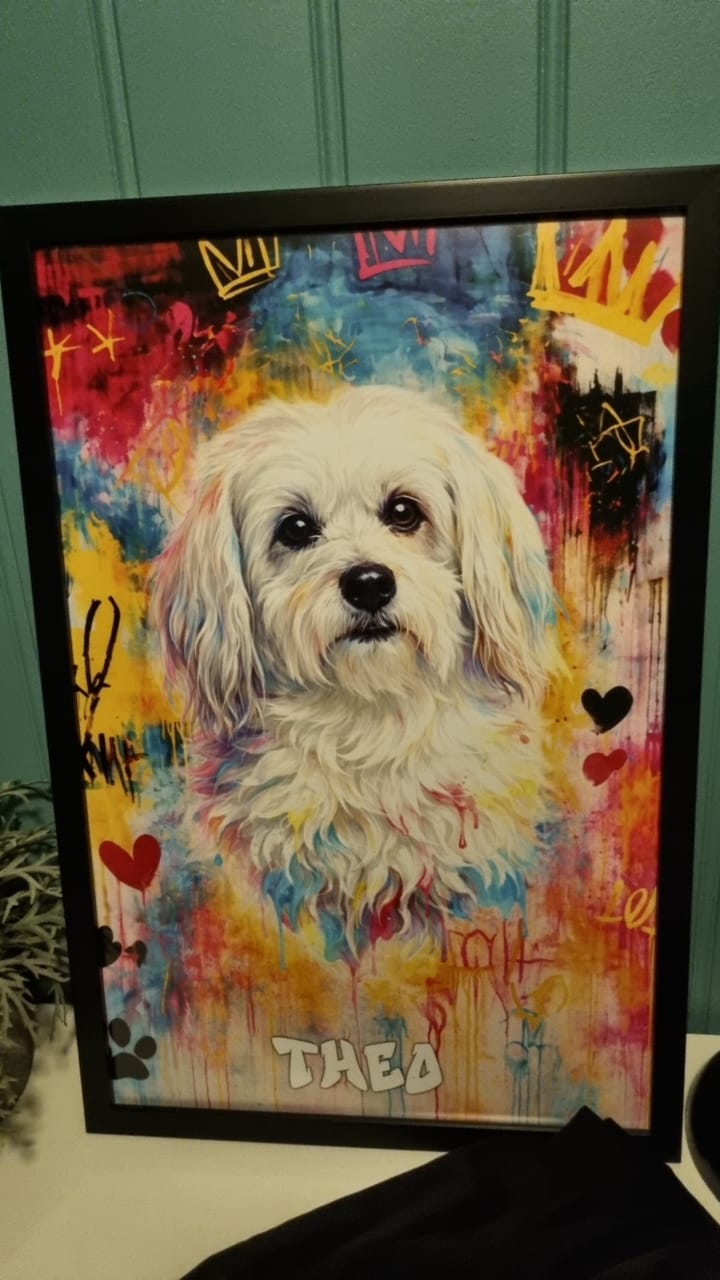 Customer photo review of Personalised Poster - Graffiti