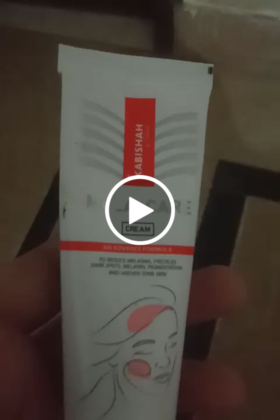 Customer video review of Mela Care Advanced Brightening Cream
