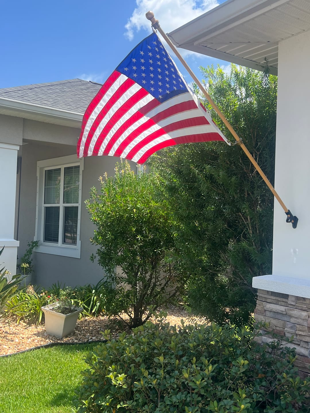 Customer photo review of 3' x 5' American Flag