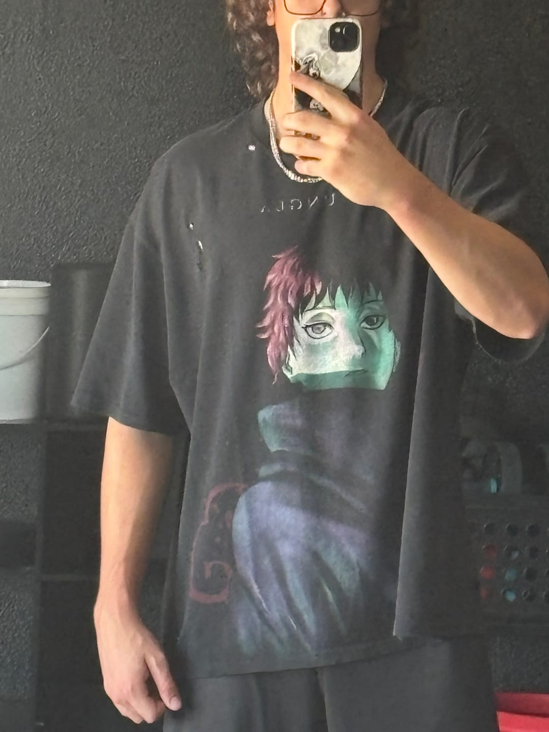 Customer photo review of 4318 - Naruto Distressed Tees