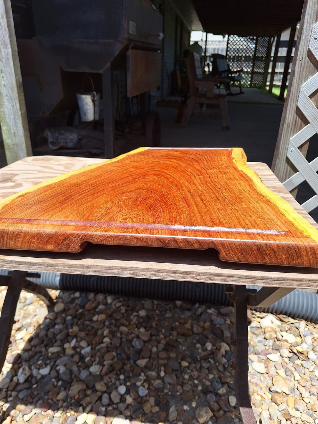Customer photo review of Cutting Board Bottom Finger Grip Jig