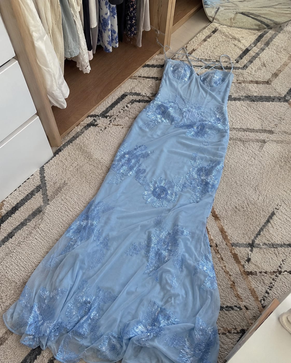 Customer photo review of Işıltılı İnci Kolye Gümüş Renk Zarif Tasarım
