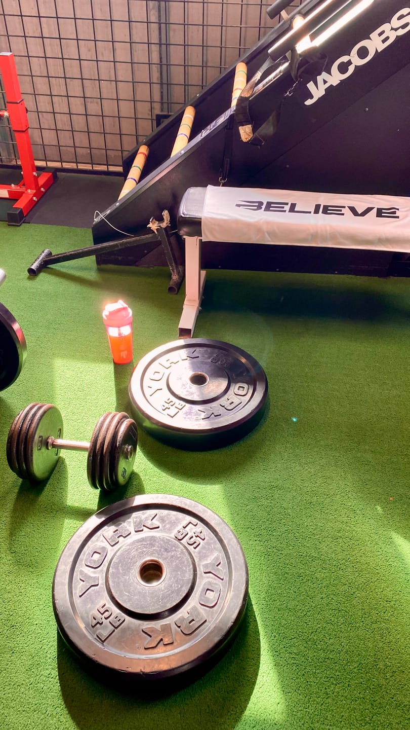 Customer photo review of Believe Gym Towel