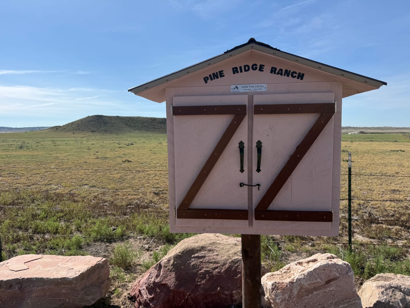 Customer photo review of Little Free Library Official Charter Sign