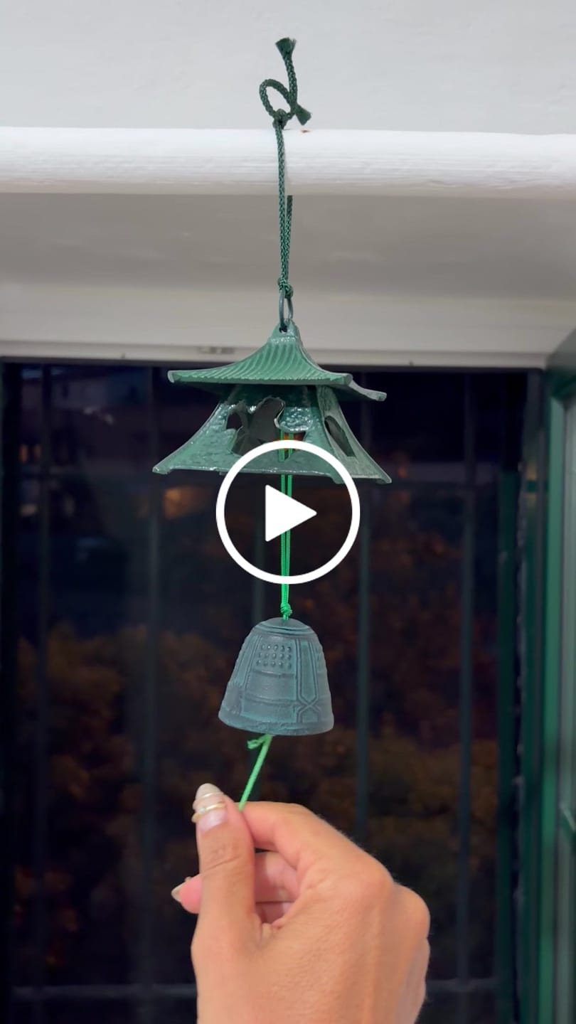 Customer video review of Campana a Vento Fūrin – Ghisa Nanbu & Padiglione del Tempio