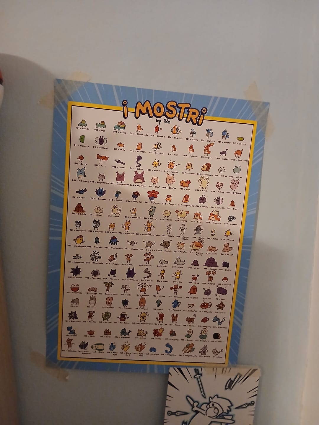 Customer photo review of Poster A3 "I MOSTRI" Sio