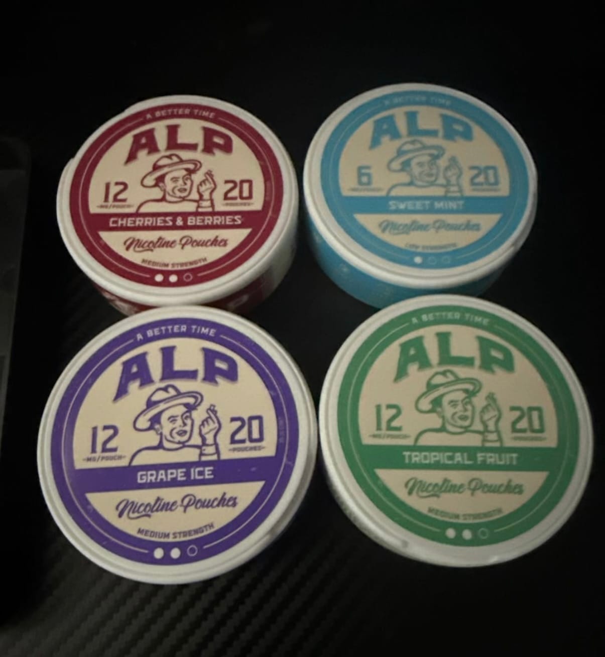 Customer photo review of Cherries & Berries Nicotine Pouches