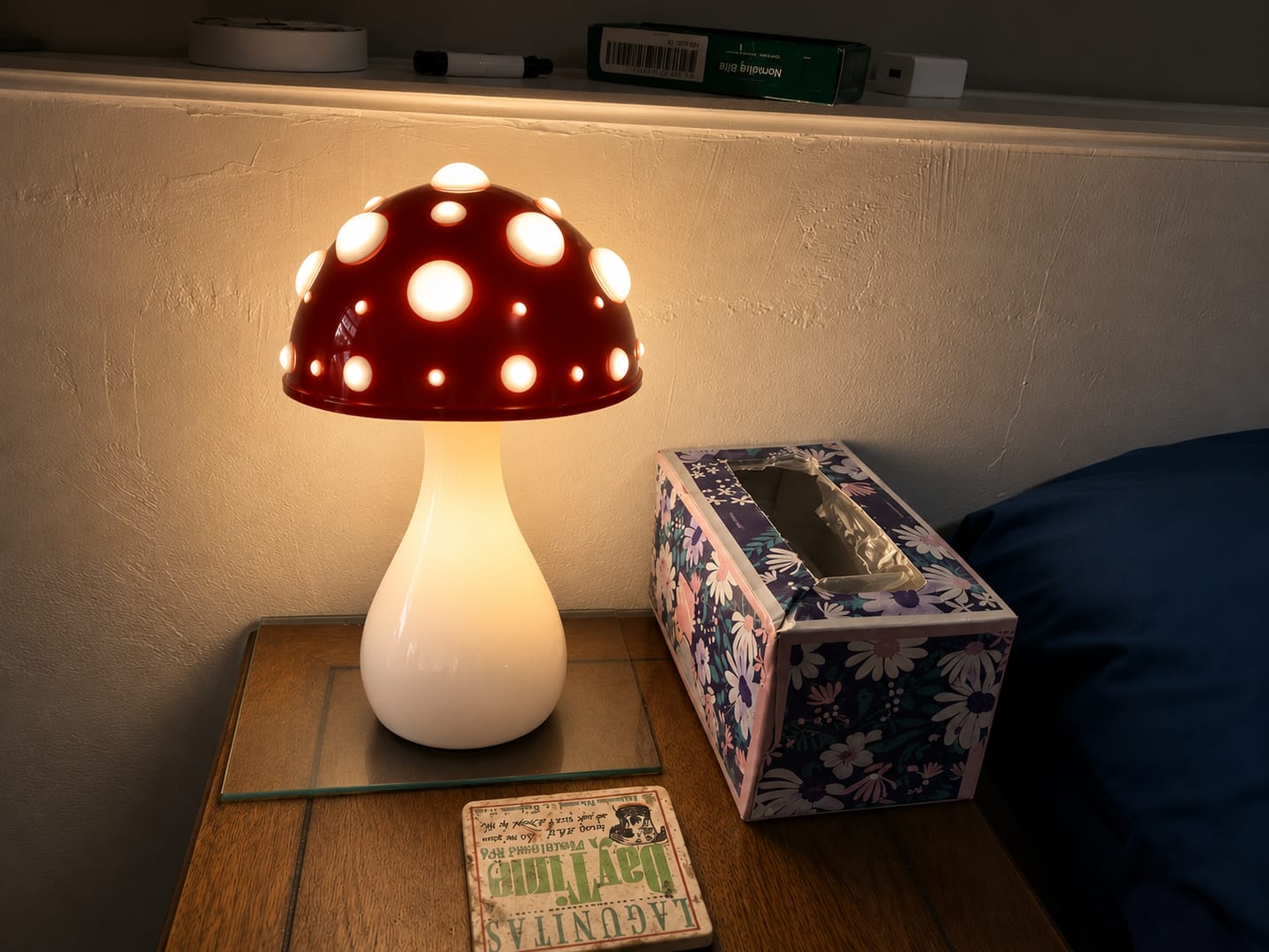 Customer photo review of Designer Mushroom Table Lamp