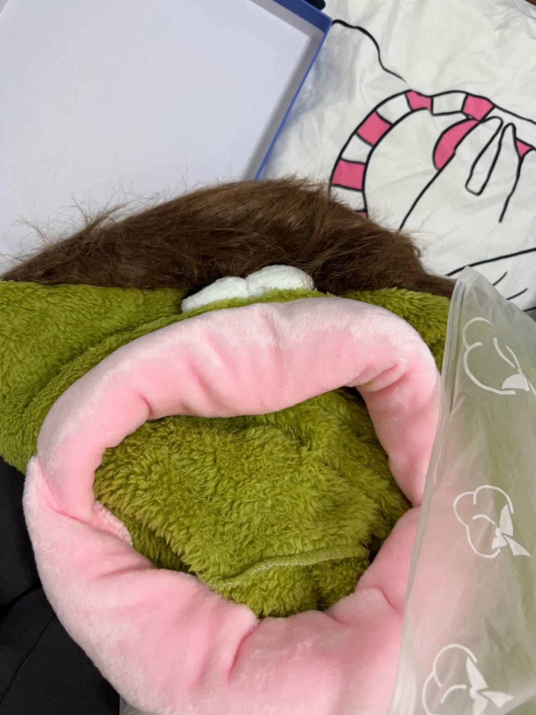 Customer photo review of MonsterNap™ – Pijama Monstruo Bocón de Una Pieza | Viral en TikTok | Adultos y Niños