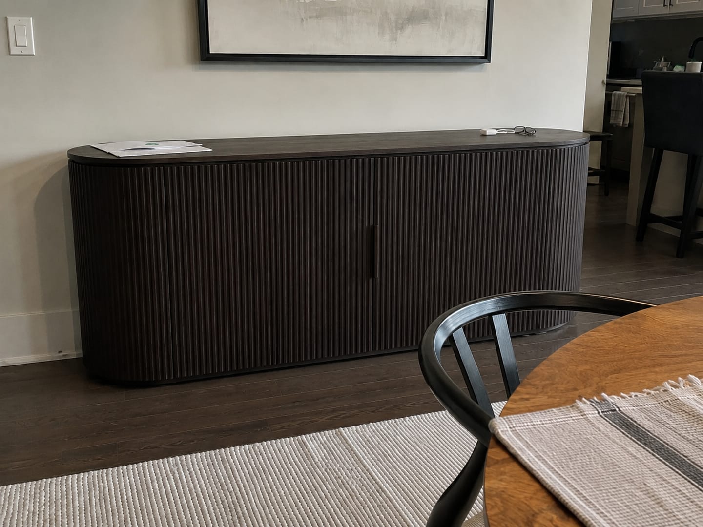 Customer photo review of Bylen Wood Sideboard