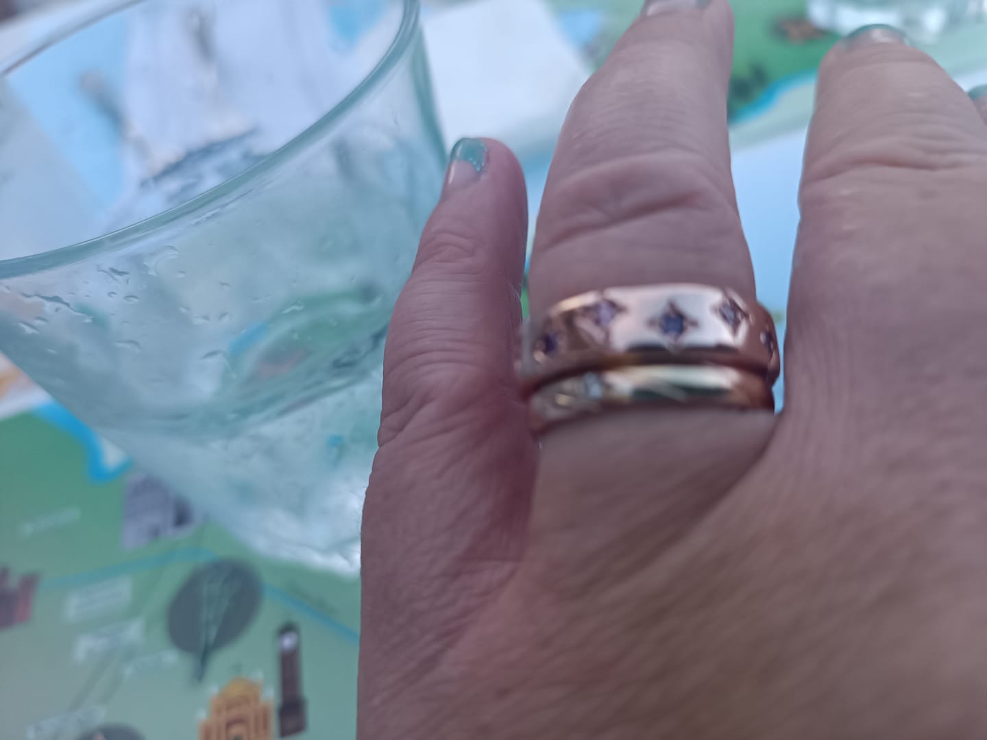Customer photo review of Anello Fedina Étoile con Punti Luce in Cubic Zirconia