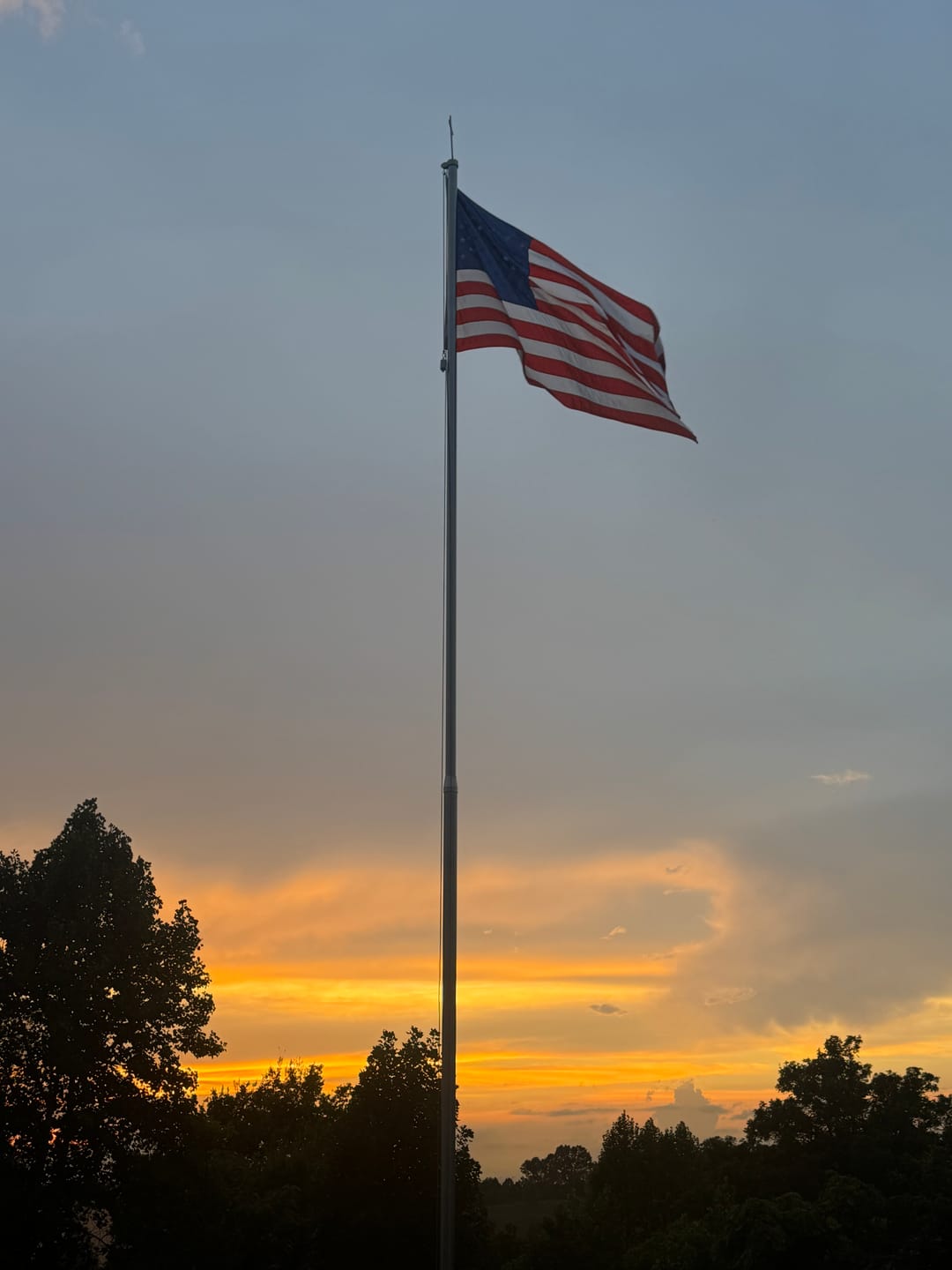 Customer photo review of 6' x 10' American Flag