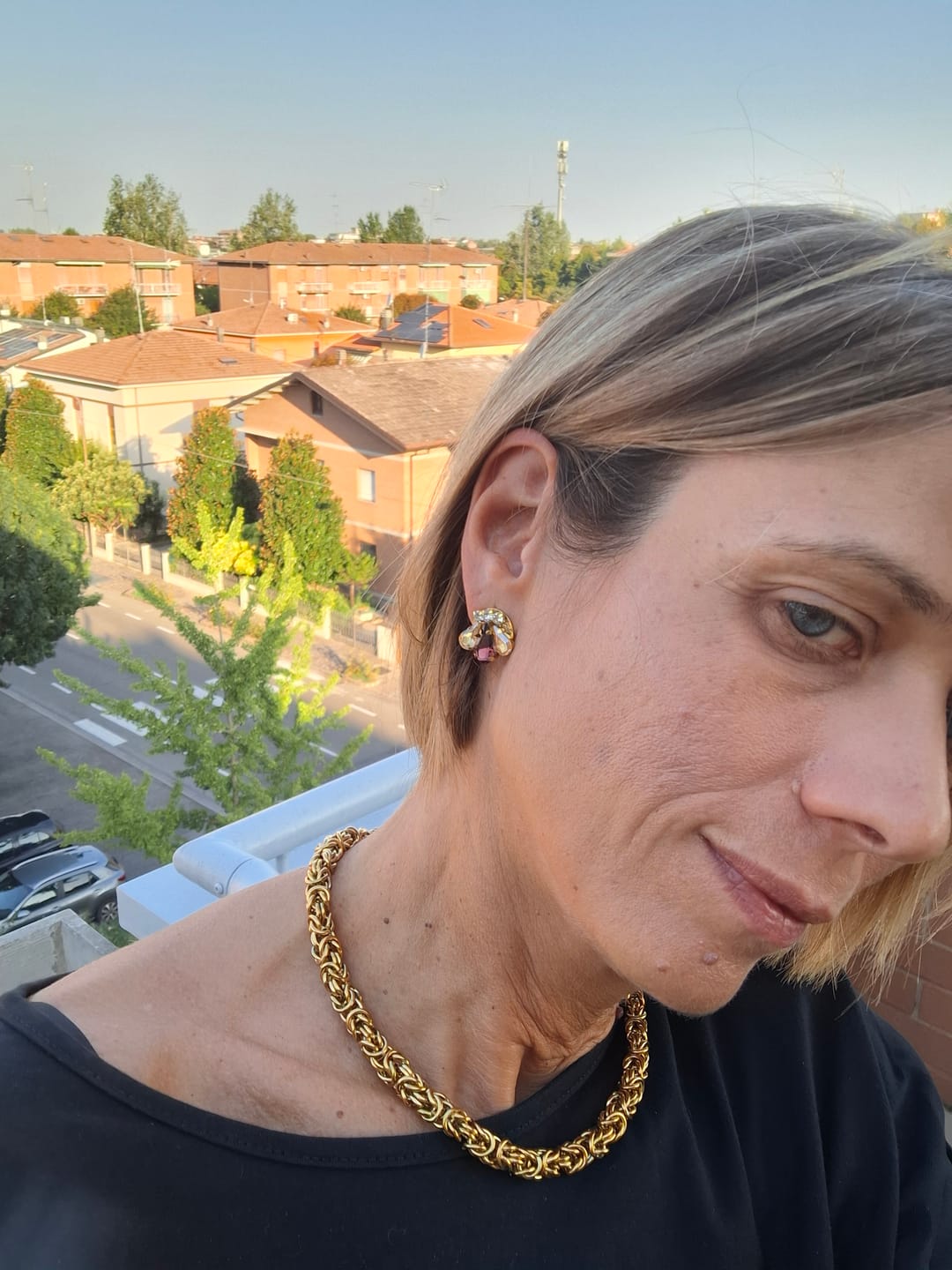 Customer photo review of Collana Abbrazzami Gold - Regolabile (Acciaio Inossidabile)