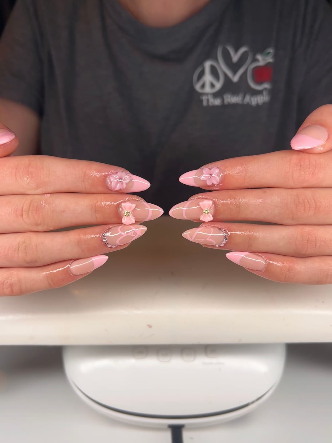 Customer photo review of DND Gel Duo 599 - Sunset Fog