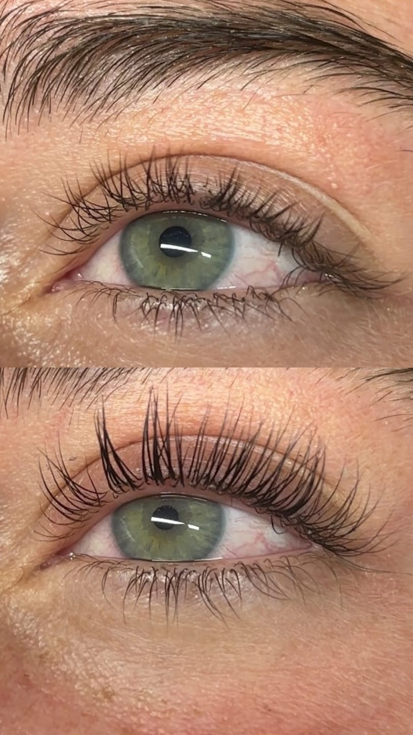 Customer photo review of Cysteamine Brow & Lash Lamination Kit - Step 3 - 15ml