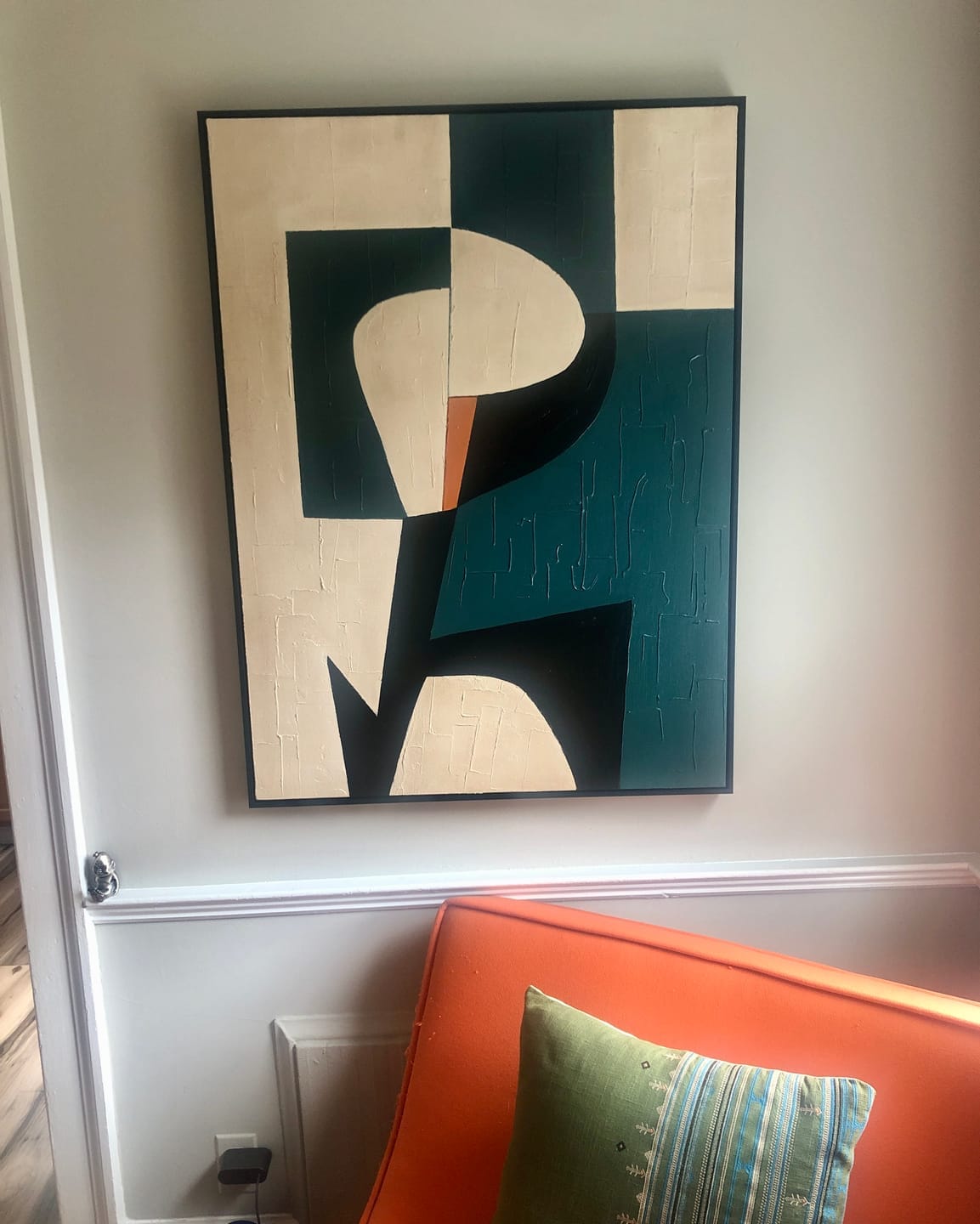 Customer photo review of Clarity - Wabi-Sabi Abstract Wall Art