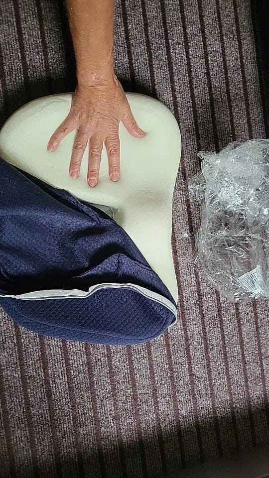Customer photo review of BOLTHUT™ Memory Foam Seat Cushion — Tailbone & Posture Relief