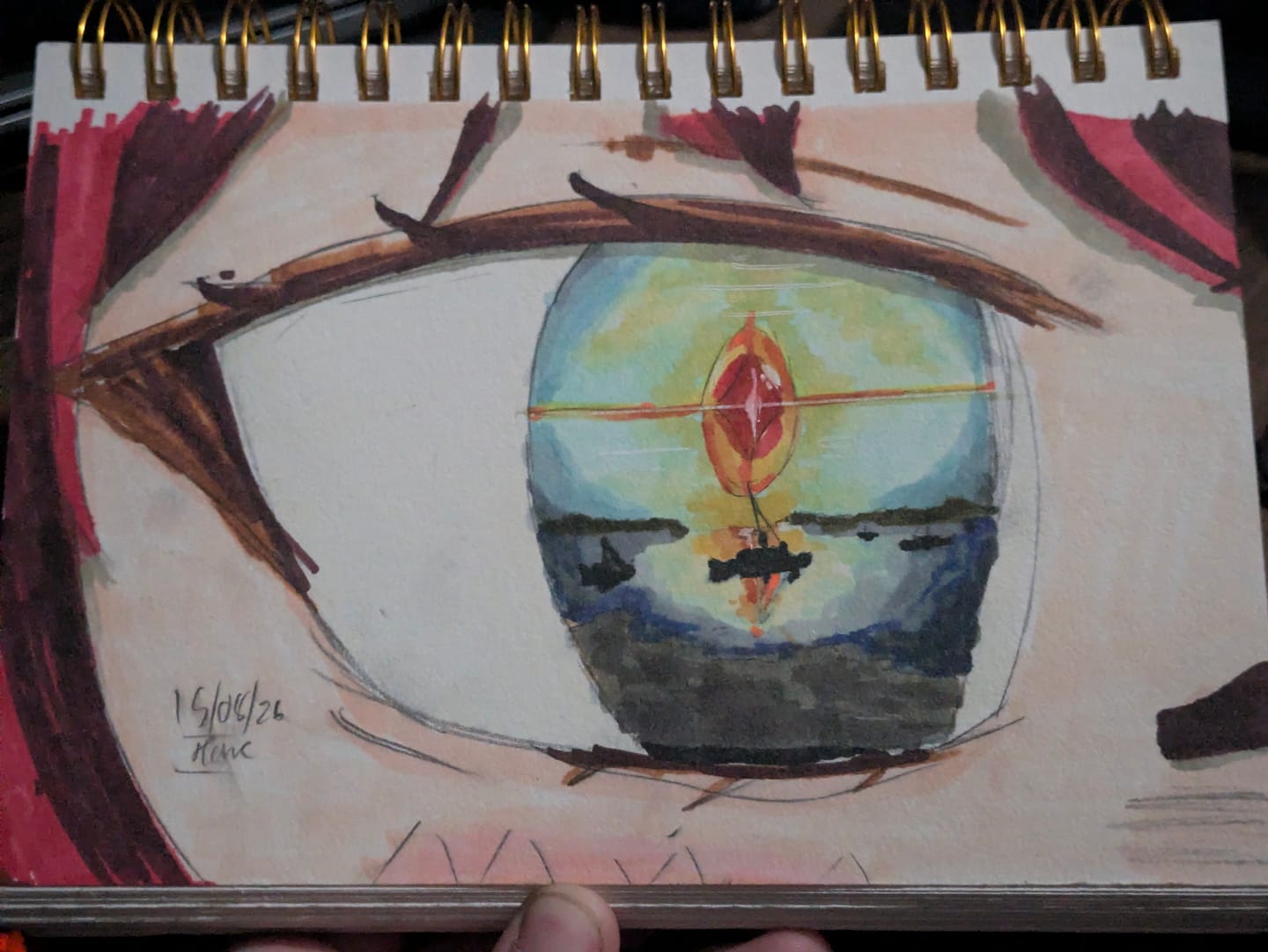 Customer photo review of Ohuhu Honolulu 104 Colors Dual Tips Alcohol Art Markers (New Color Codes)
