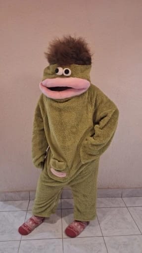 Customer photo review of MonsterNap™ – Pijama Monstruo Bocón de Una Pieza | Viral en TikTok | Adultos y Niños