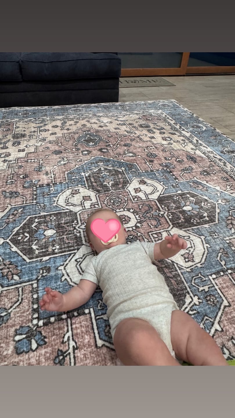 Customer photo review of Designer Relax Mat - 1.4" Thick Foam Base