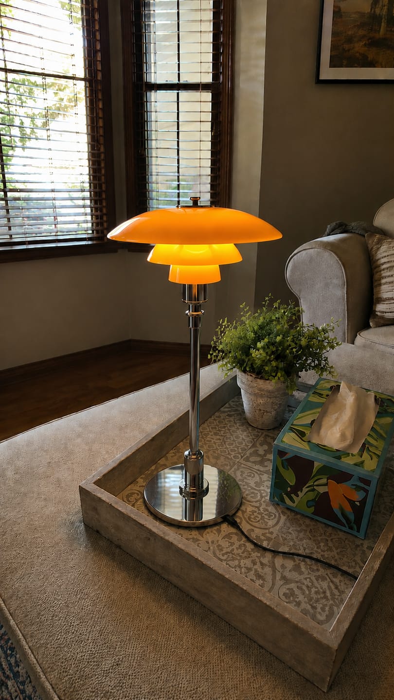 Customer photo review of Danish Design Table Lamp