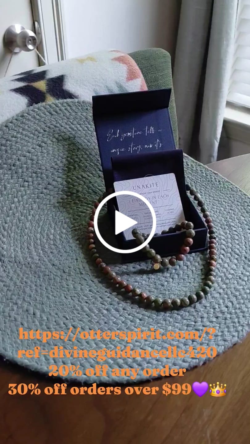 Customer video review of Unakite Beaded Duo