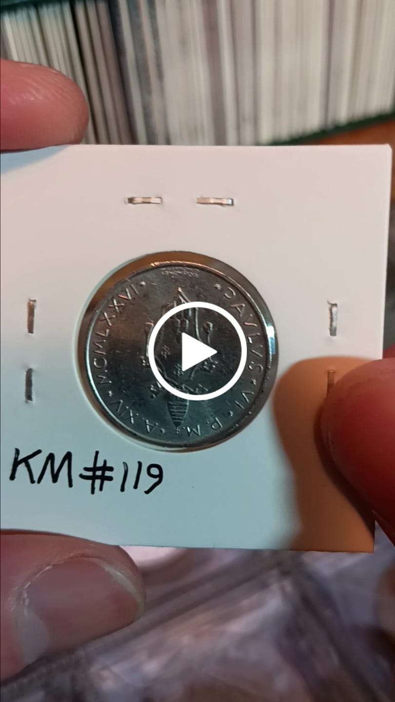 Customer video review of Vatican City | 10 Lire Coin | Paul VI | Km:119 | 1970 - 1977