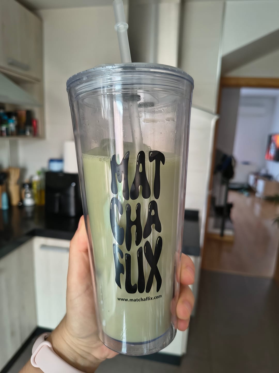 Customer photo review of Té Matcha Premium Fresa